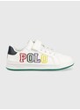 Dětské sneakers boty Polo Ralph Lauren bílá barva