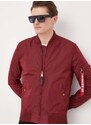 Bomber bunda Alpha Industries vínová barva, přechodná, 191103.184-Burgundy