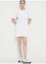 Šaty Armani Exchange bílá barva, mini