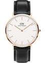 Hodinky Daniel Wellington Classic 40 Sheffield RG černá barva