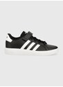 Dětské sneakers boty adidas GRAND COURT černá barva