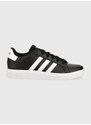 Dětské sneakers boty adidas GRAND COURT černá barva