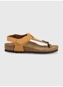 Dětské sandály Birkenstock béžová barva