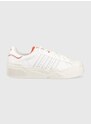 Kožené sneakers boty adidas Originals Superstar Bonega 2B bílá barva