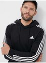 Mikina adidas pánská, černá barva, s kapucí, s aplikací, IB4028