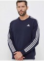 Mikina adidas pánská, tmavomodrá barva, vzorovaná, IJ6469