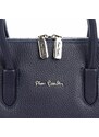 Kožená kabelka Pierre Cardin 55045 TSC DOLLARO modrá
