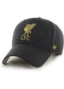 Kšiltovka 47brand EPL Liverpool černá barva, s aplikací
