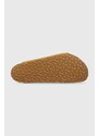 Semišové pantofle Birkenstock Arizona Corduroy pánské, hnědá barva, 1026093