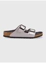 Dětské pantofle Birkenstock Arizona fialová barva