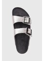 Dětské pantofle Birkenstock Arizona fialová barva