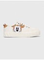 Sneakers boty Desigual MICKEY CORK bílá barva, 23SSKP10.1000