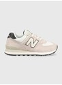 Sneakers boty New Balance WL574PB růžová barva, WL574PB-4PB