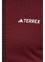Sportovní mikina adidas TERREX Multi vínová barva