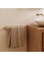 Teakový věšák na ručníky Kave Home Kenta 40 x 15 cm