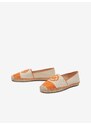 Oranžovo-béžové dámské espadrilky Michael Kors Kendrick - Dámské