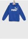Dětská mikina Puma ESS Big Logo Hoodie FL B s kapucí, vzorovaná