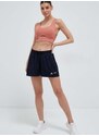 Běžecké šortky adidas Performance x Parley tmavomodrá barva, high waist