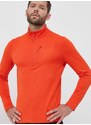 Sportovní mikina Jack Wolfskin Kolbenberg Hz oranžová barva