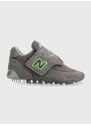 Dětské sneakers boty New Balance 574 šedá barva