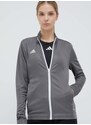 Tréninková mikina adidas Performance Entrada 22 šedá barva, H57527