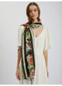 Orsay Bílo-zelený dámský květovaný šátek - Dámské