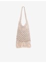 Orsay Bílá dámská pletená taška s ozdobným detailem - Dámské