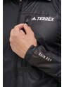 Nepromokavá bunda adidas TERREX Agravic pánská, černá barva, přechodná