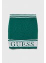 Dětská sukně Guess zelená barva, mini