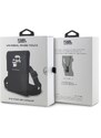 Univerzální pouzdro / taška s kapsou na mobil - Karl Lagerfeld, Metal Logo NFT Wallet Black