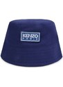 Dětský klobouk Kenzo Kids tmavomodrá barva, bavlněný