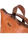 Bagind Komby - dámský kožený kabelko-batoh hnědý