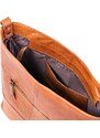 Bagind Tvoye - dámská kožená kabelka v přírodní hnědé