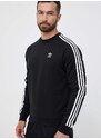 Mikina adidas Originals pánská, černá barva, s aplikací