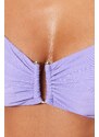 Trendyol Lilac Bralet U Strand Bikini Top