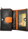 Dámská kožená peněženka Roberto oranžová 3173