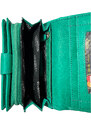 Dámská kožená peněženka Roberto zelená 3173