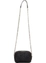 Guess dámská kabelka černá s logem a řetízkovým popruhem