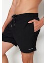 Trendyol Black Standard Size Soft Fabric Sea Shorts