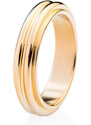 franco bene Wave prsten - zlatý
