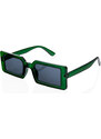 franco bene Square sluneční brýle zelené