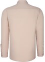 G726 DEWBERRY MENS SHIRT-BEIGE