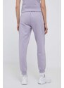 Tepláky Calvin Klein Jeans fialová barva, hladké
