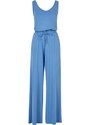 URBAN CLASSICS Ladies Long Sleevless Modal Jumpsuit - horizonblue