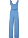 URBAN CLASSICS Ladies Long Sleevless Modal Jumpsuit - horizonblue