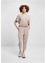 URBAN CLASSICS Ladies Modal Jumpsuit - duskrose