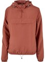 Dámská jarní/podzimní bunda Urban Classics Basic Pullover - hnědá