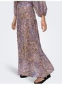 Hnědo-modrá dámská vzorovaná maxi sukně ONLY Phoenix - Dámské