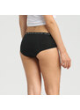 DIM MENSTRUAL NIGHT BOXER - Night and day menstrual panties - black