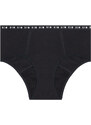 DIM MENSTRUAL NIGHT BOXER - Night and day menstrual panties - black